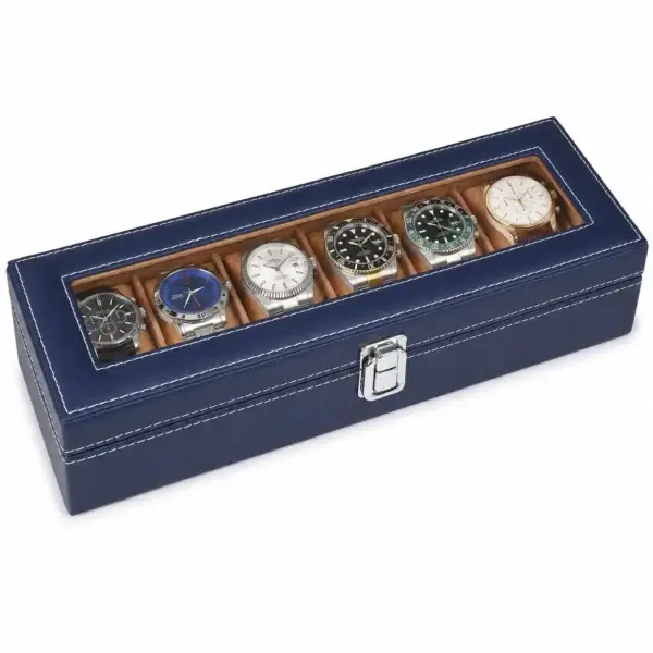 6 slot watch box