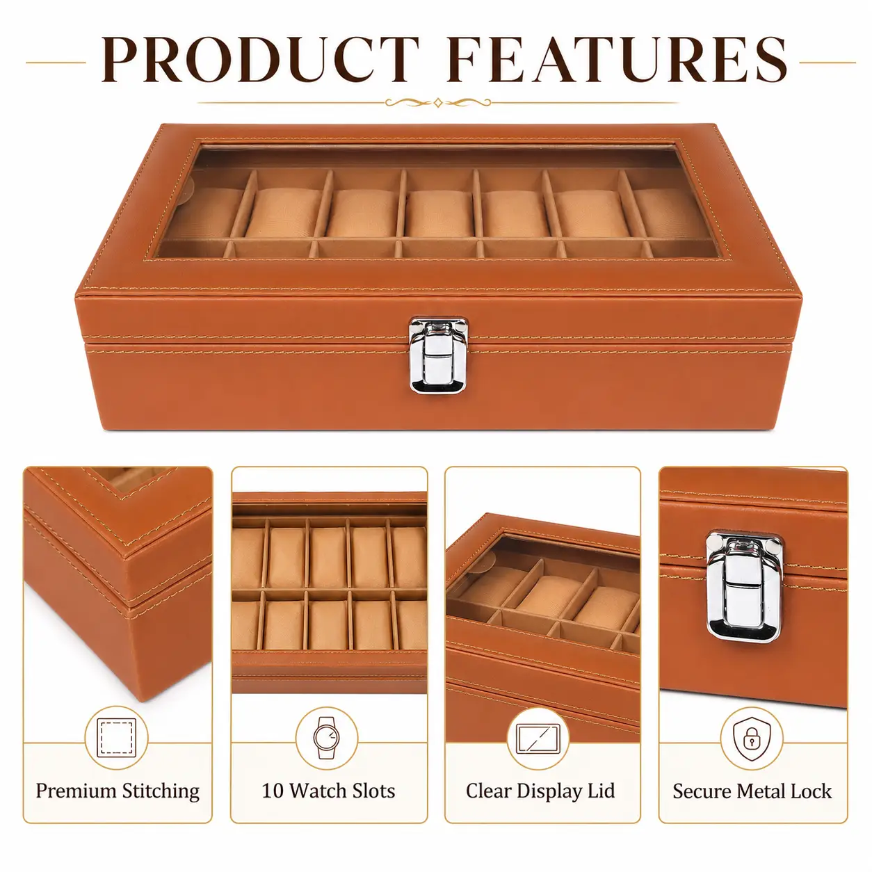 10 slot watchboxe