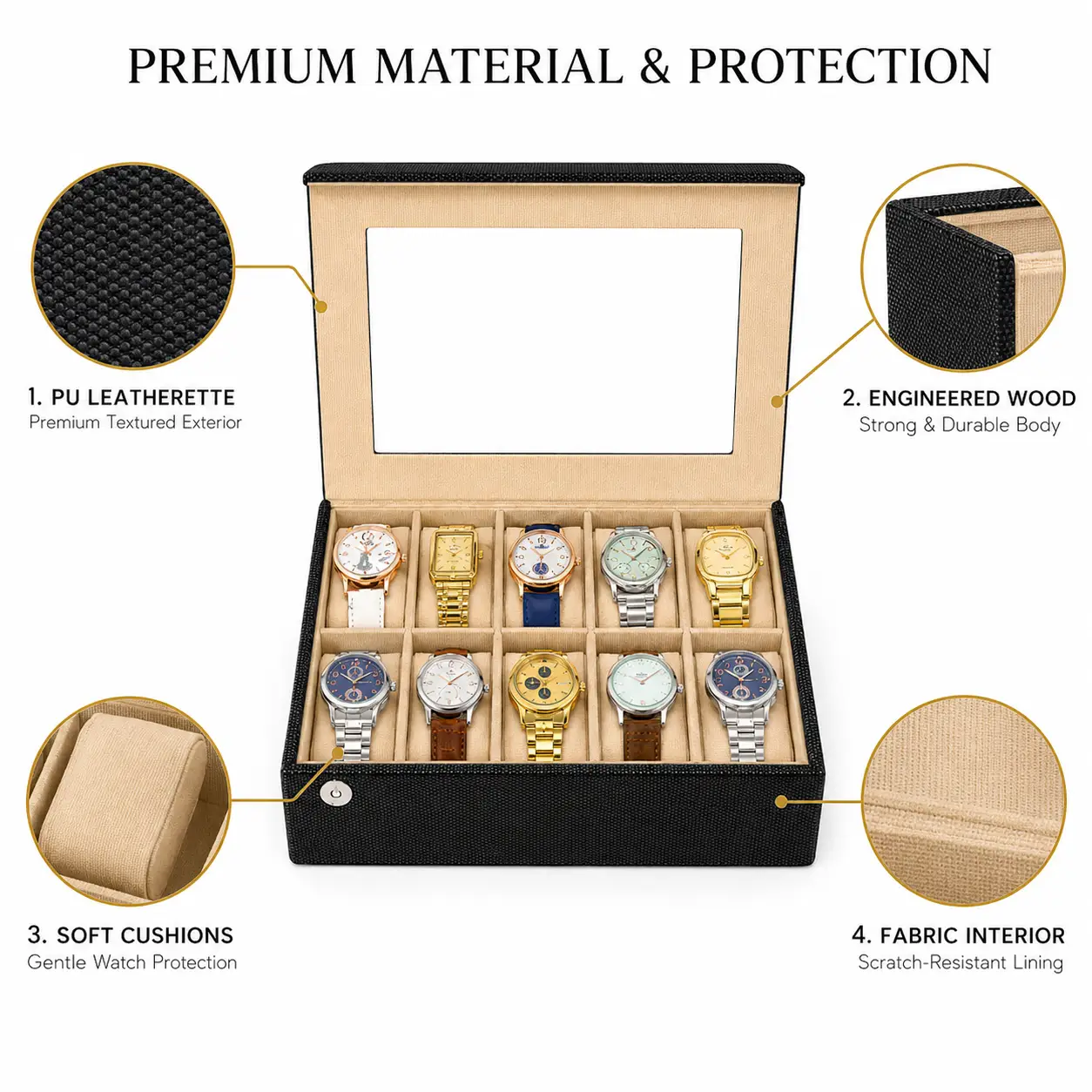 10 slot watchbox
